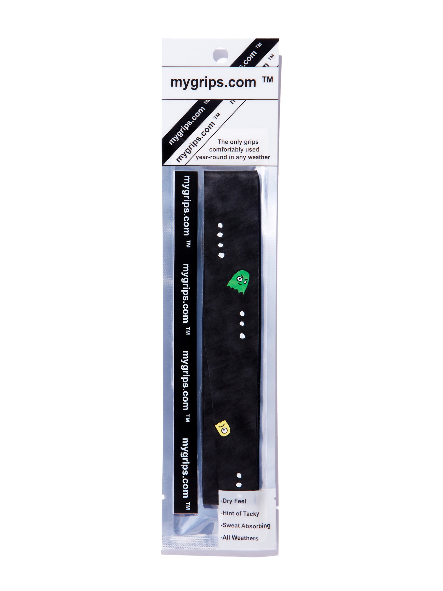 Ghost 201 Designer Racket Grip For Pickleball and Tennis (Sweat Absorbing Technology)