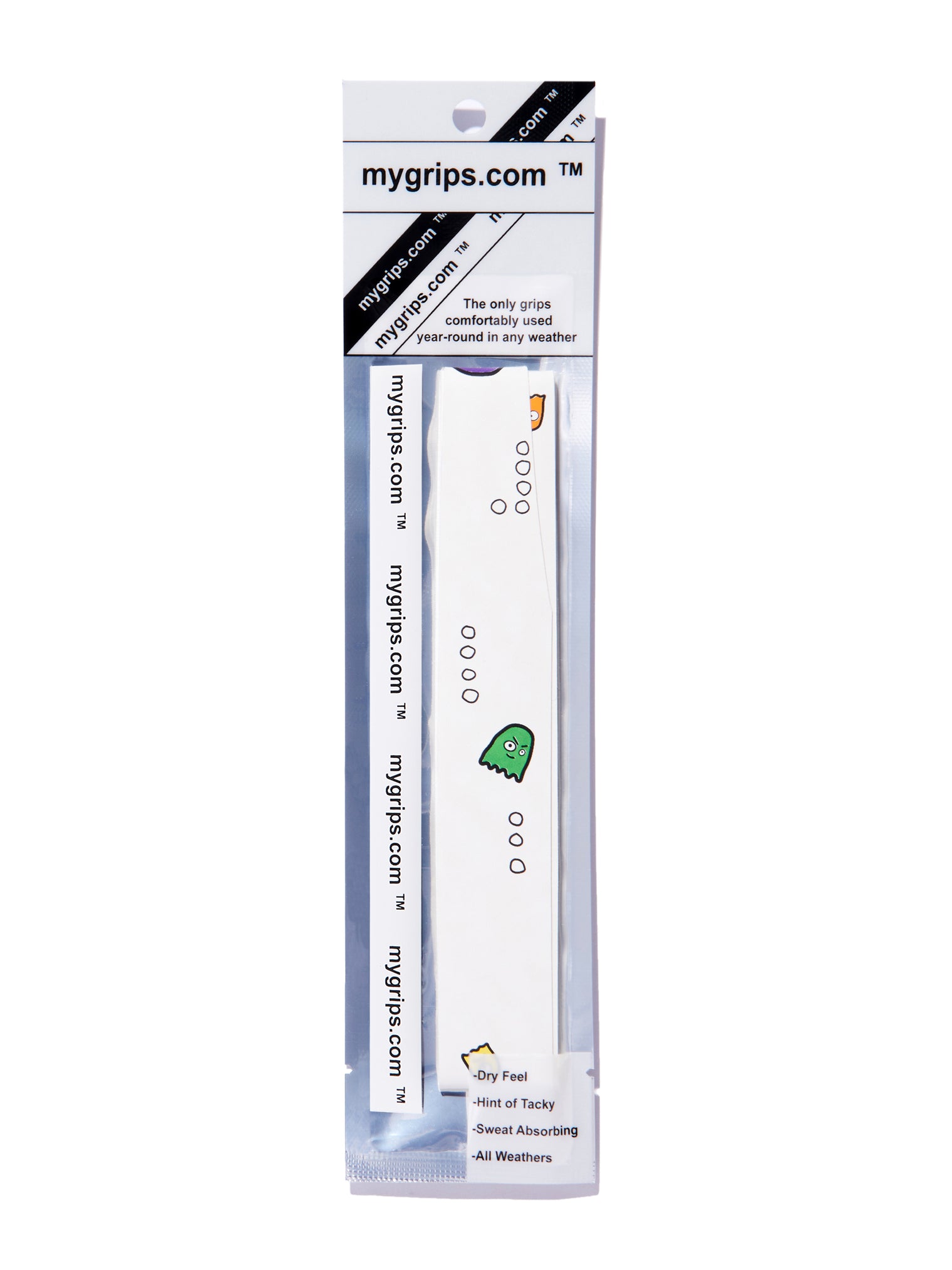 Ghost 202 Designer Racket Grip For Pickleball and Tennis (Sweat Absorbing Technology)