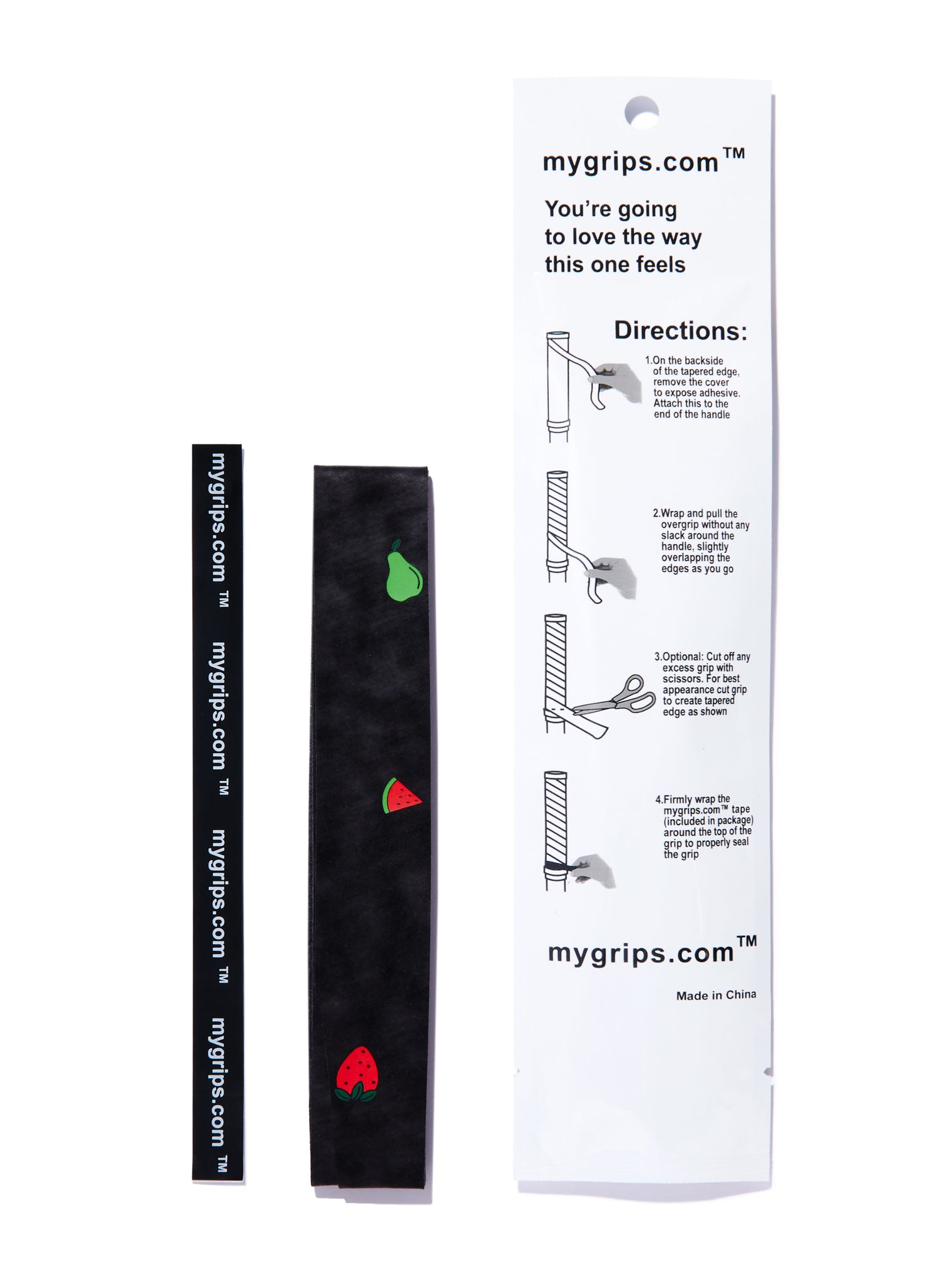 Fruit 281 Designer Racket Grip For Pickleball and Tennis (Sweat Absorbing Technology)
