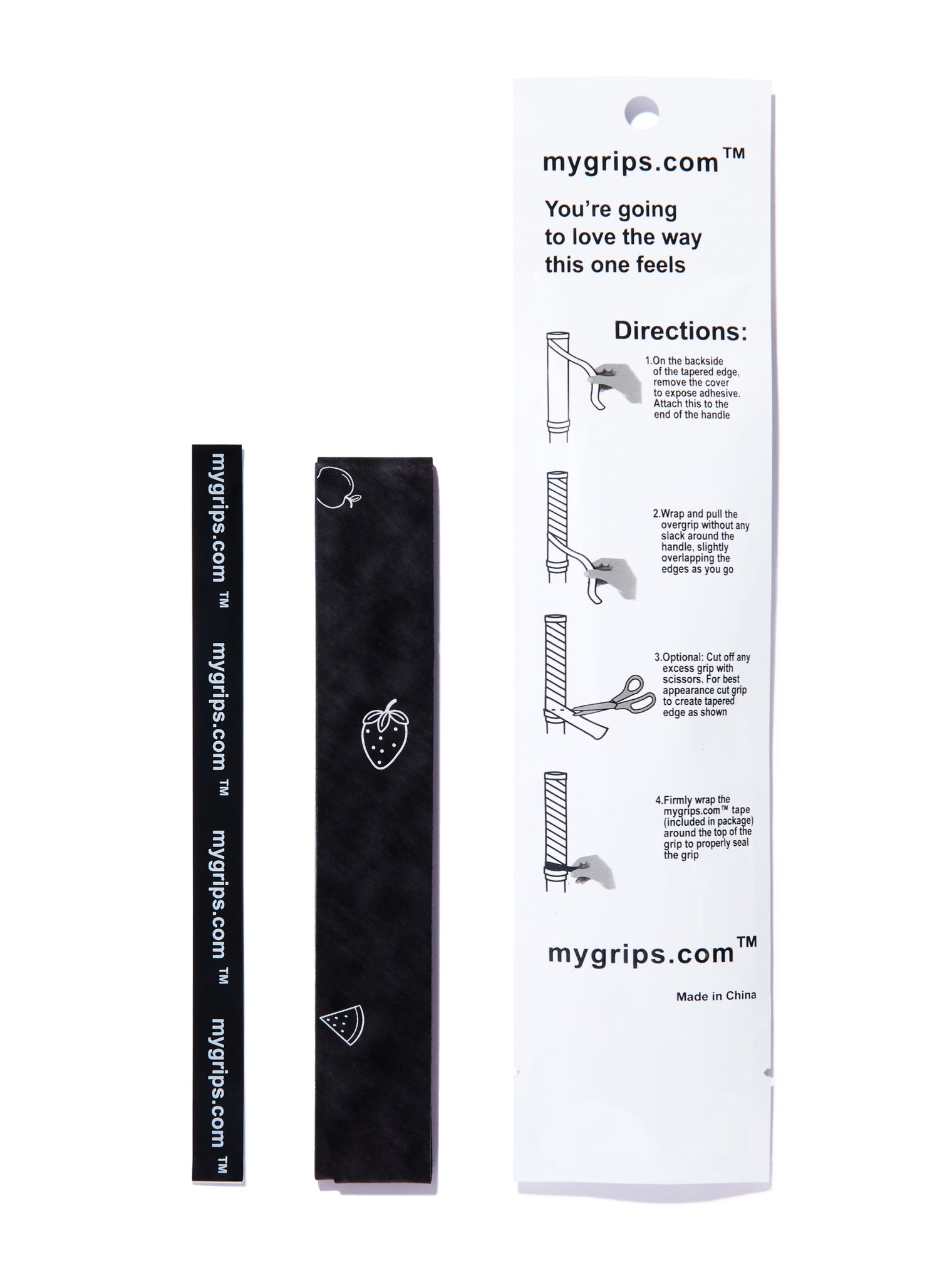Fruit 285 Designer Racket Grip For Pickleball and Tennis (Sweat Absorbing Technology)