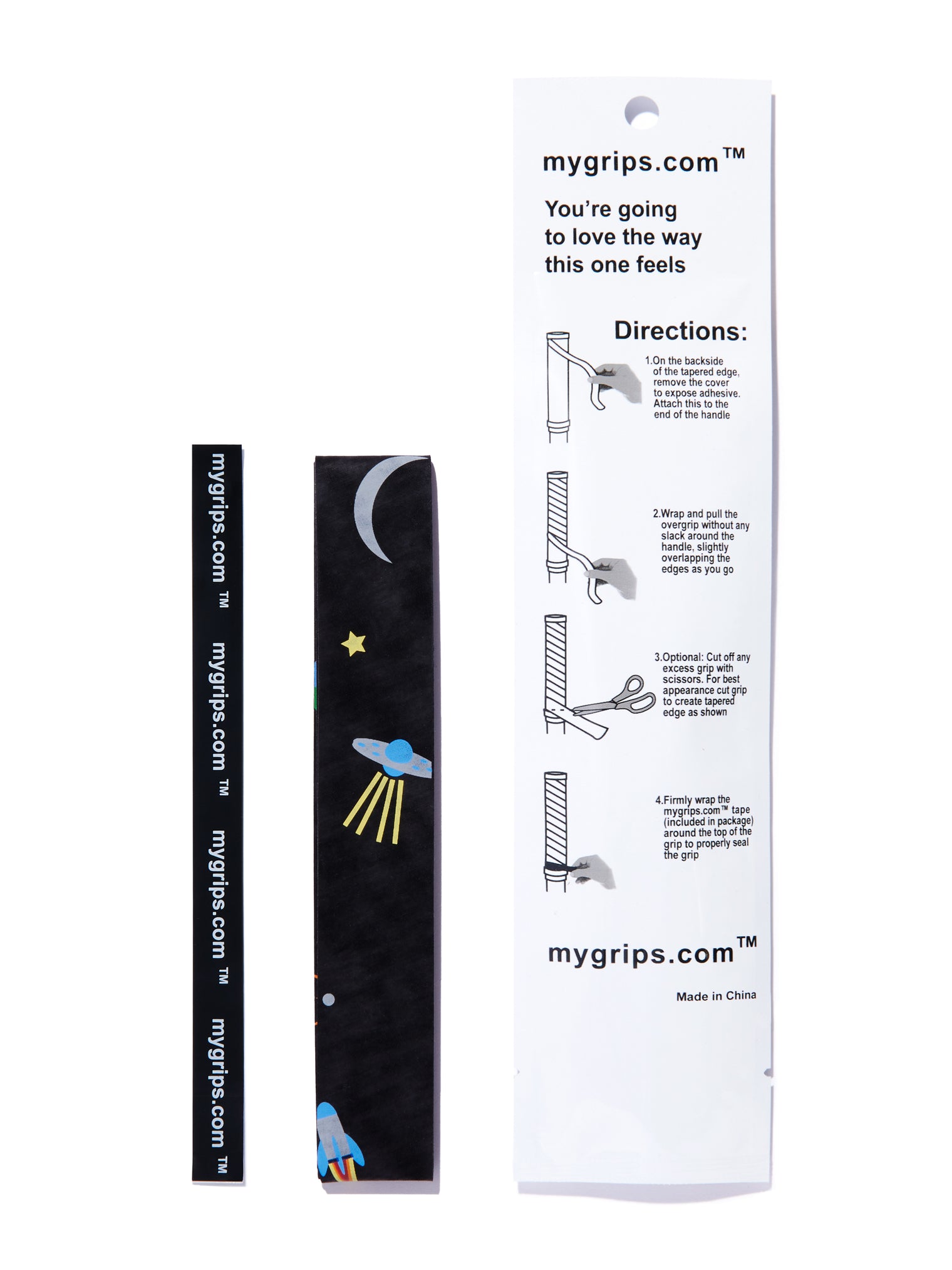 Rockets 341 Designer Racket Grip For Pickleball and Tennis (Sweat Absorbing Technology)
