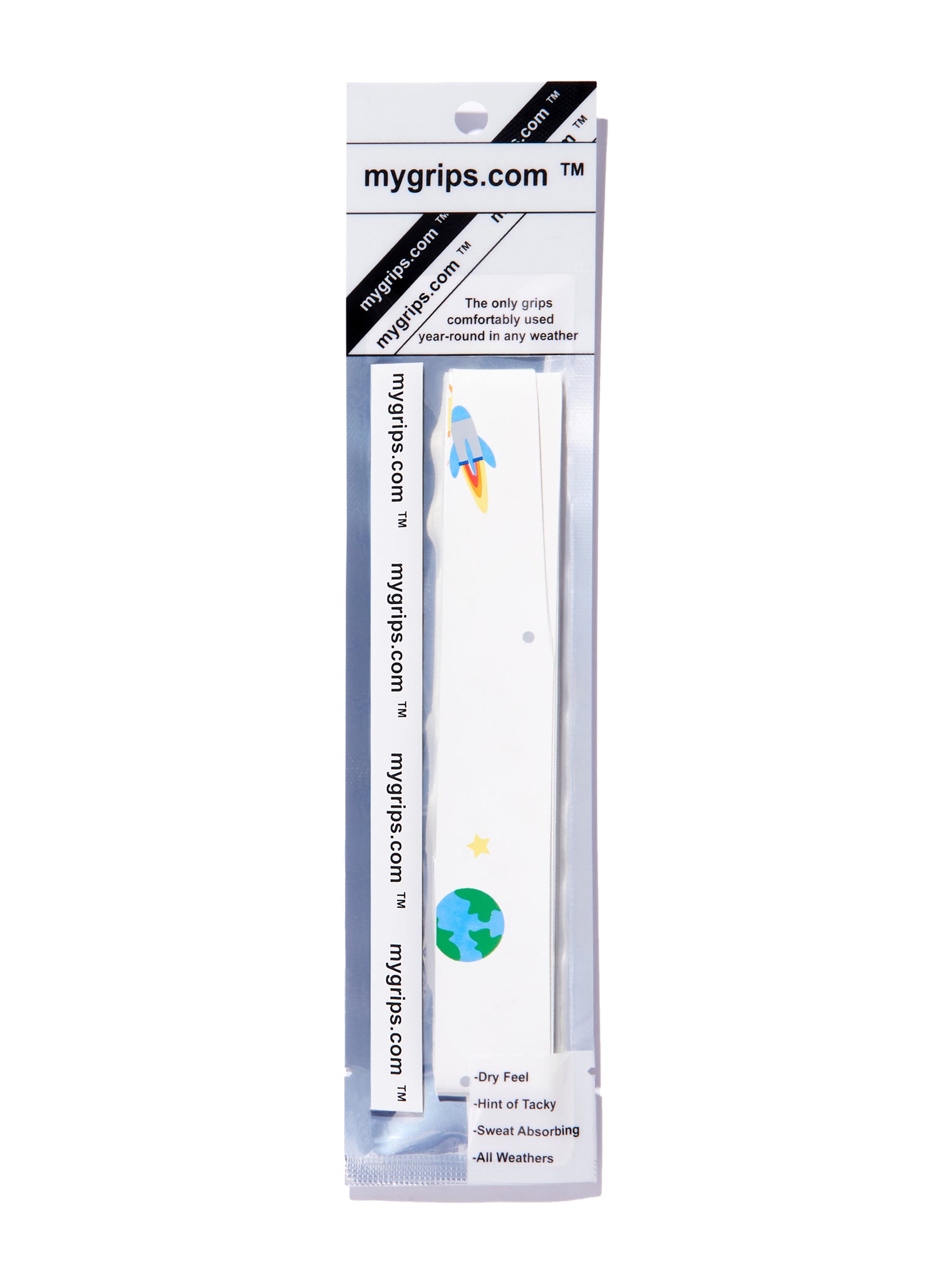 Rockets 342 Designer Racket Grip For Pickleball and Tennis (Sweat Absorbing Technology)