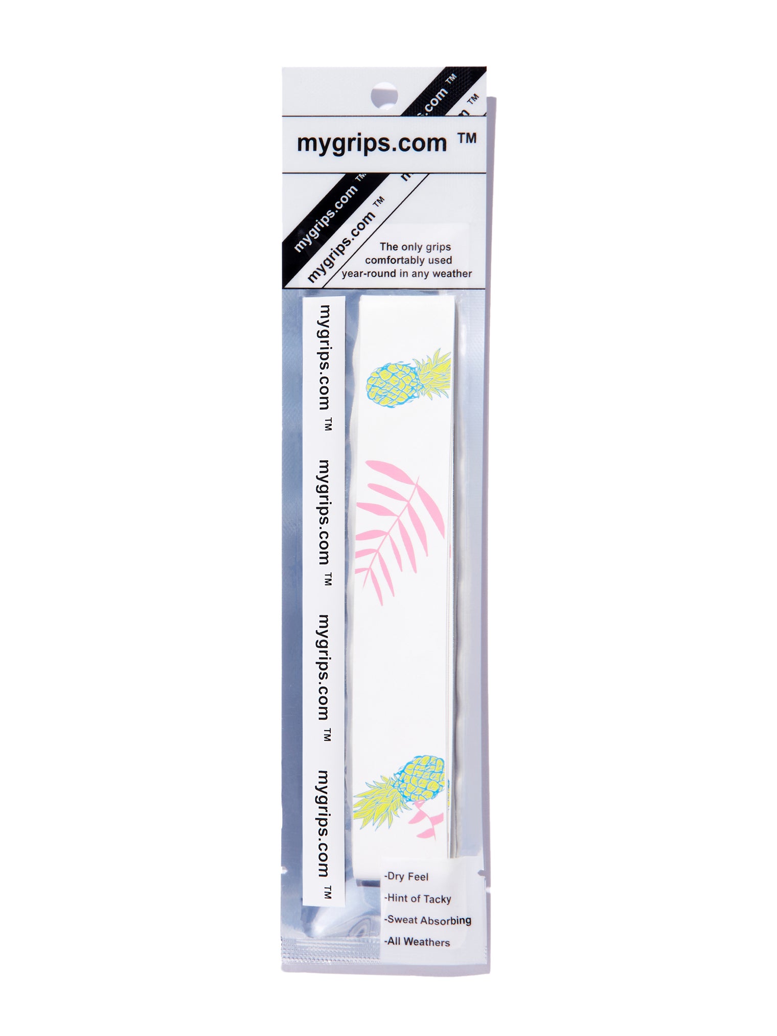 Pineapple 422 Designer Racket Grip For Pickleball and Tennis (Sweat Absorbing Technology)