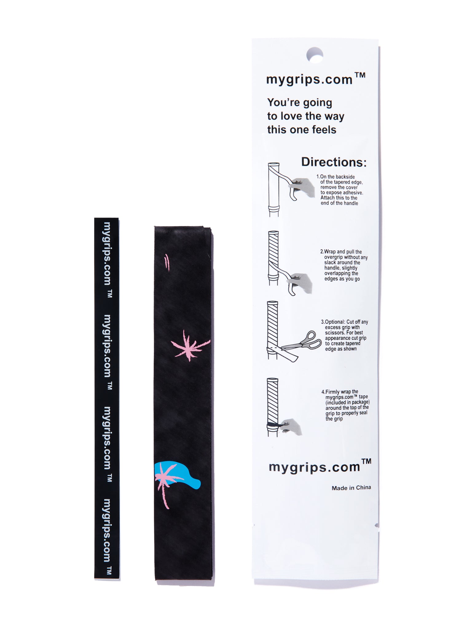 Palms 441 Designer Racket Grip For Pickleball and Tennis (Sweat Absorbing Technology)