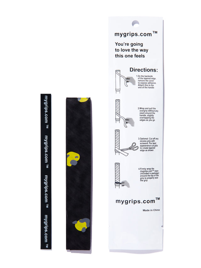 Happy 485 Designer Racket Grip For Pickleball and Tennis (Sweat Absorbing Technology)