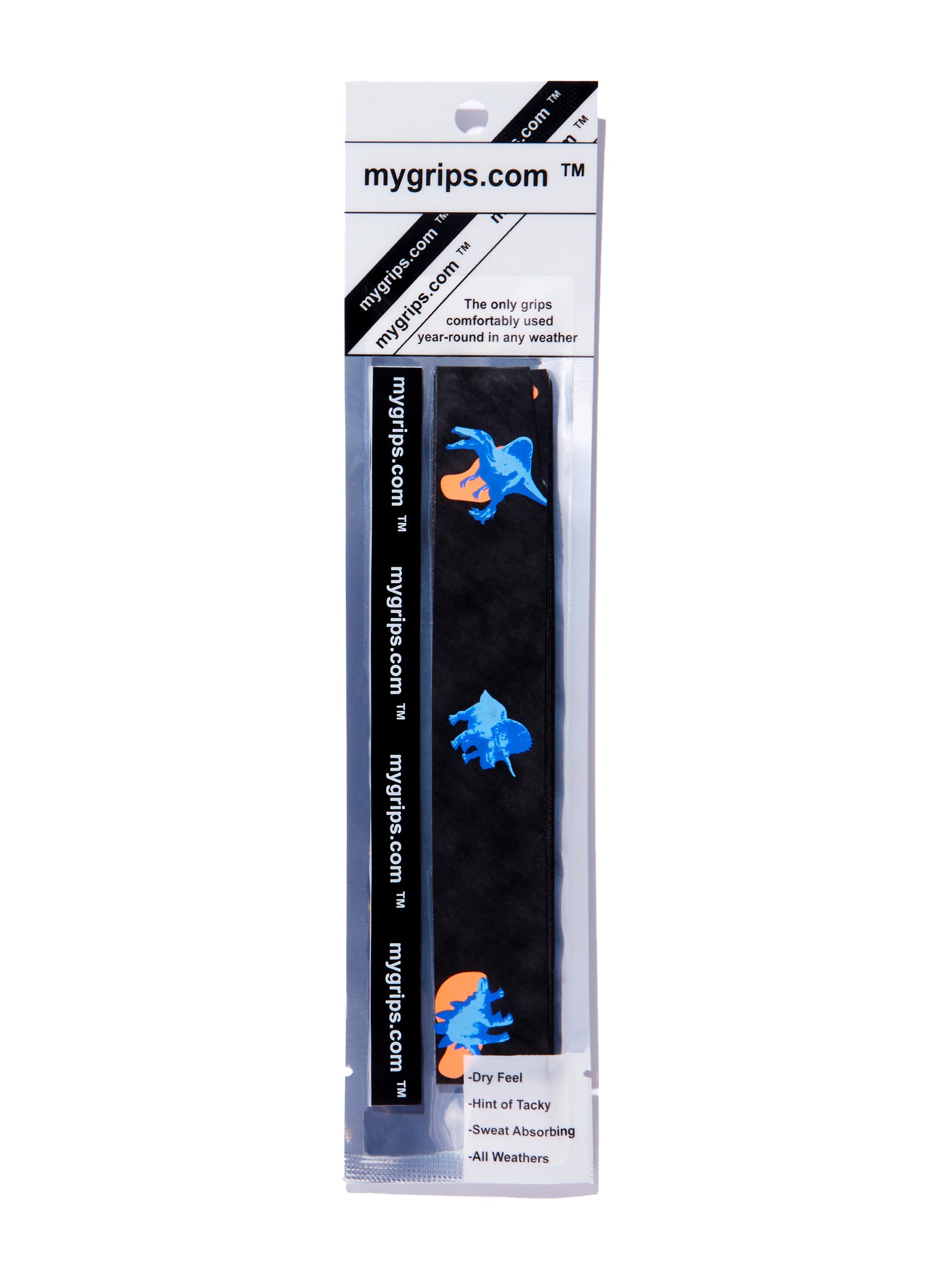 Dino 561 Designer Racket Grip For Pickleball and Tennis (Sweat Absorbing Technology)