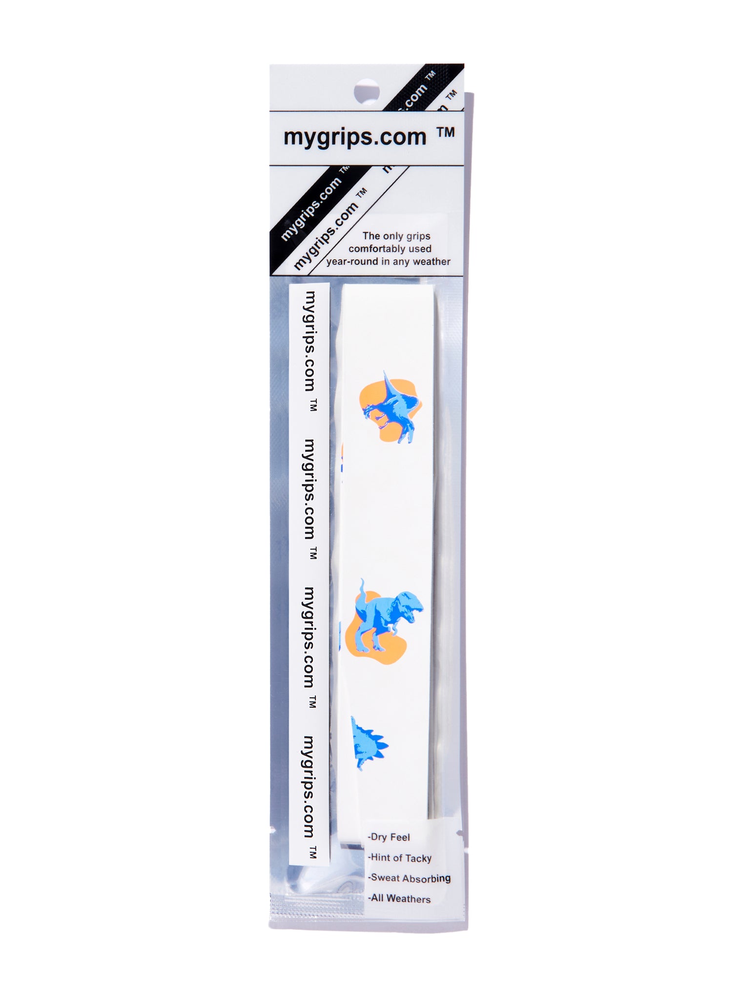 Dino 562 Designer Racket Grip For Pickleball and Tennis (Sweat Absorbing Technology)